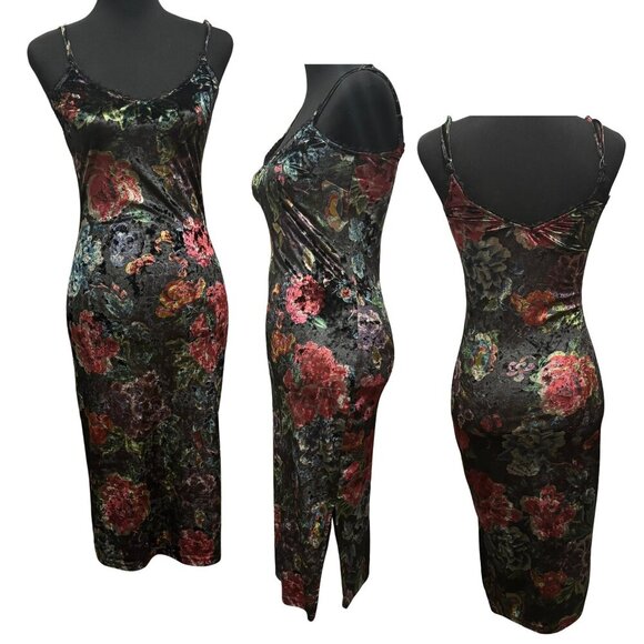 Octavia Velvet Midi Dress - Picture 1 of 5